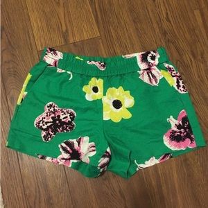 J. CREW floral shorts size 2